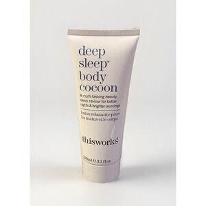 ThisWorks Deep Sleep Body Cocoon Lotion 3.3 Oz‎ SEALED Lavender Camomile